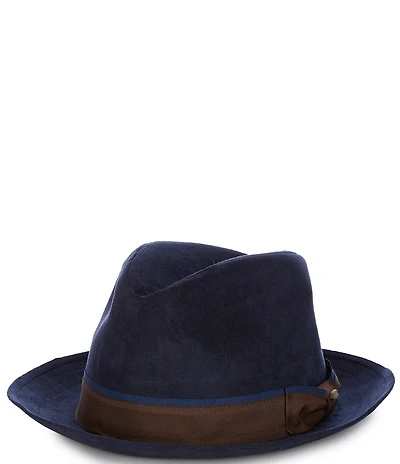 Cremieux Blue Label Suede Fedora Hat