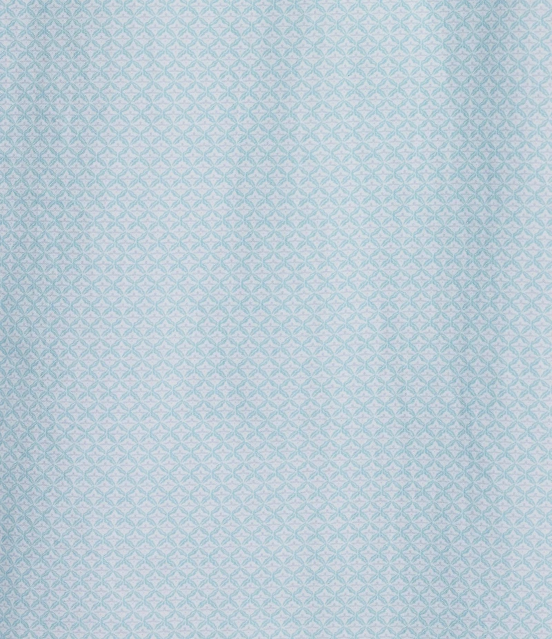Cremieux Blue Label Supima Poplin Geometric Print Short Sleeve Woven Shirt