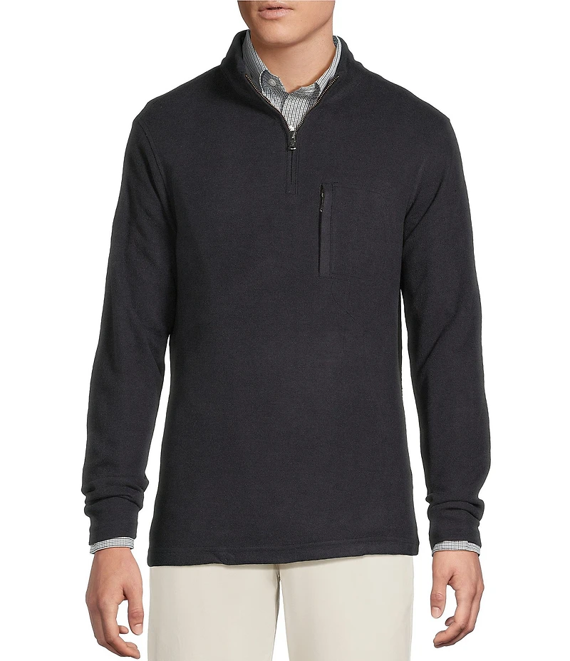 Cremieux Blue Label Sweater Fleece Quarter-Zip Pullover