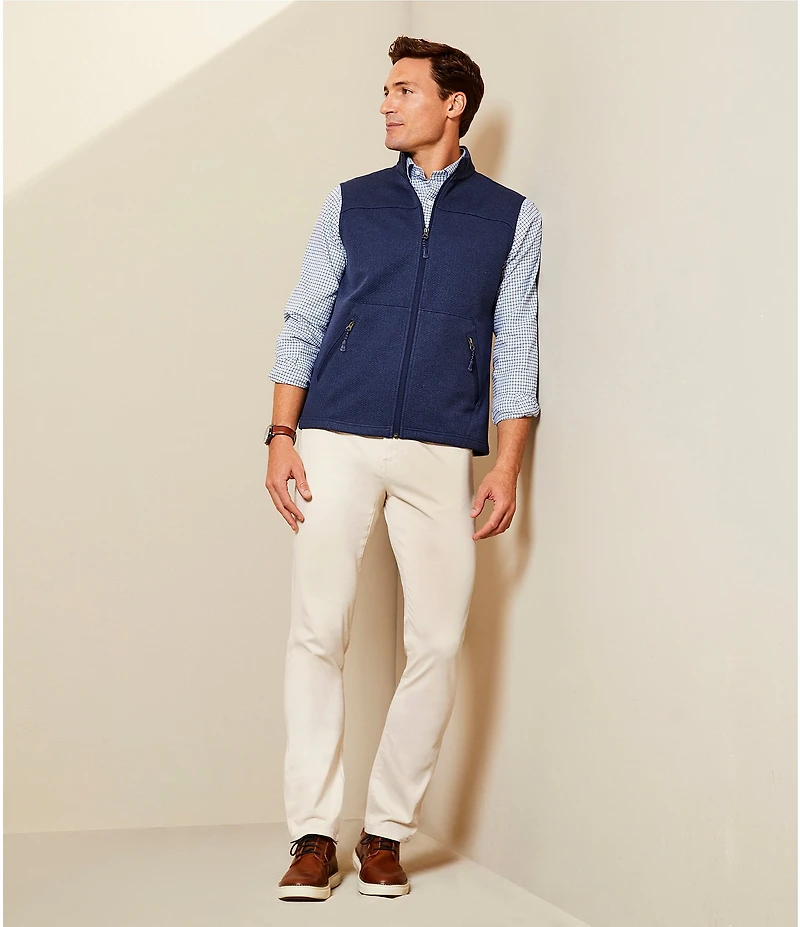 Cremieux Blue Label Textured Lightweight Knit Vest
