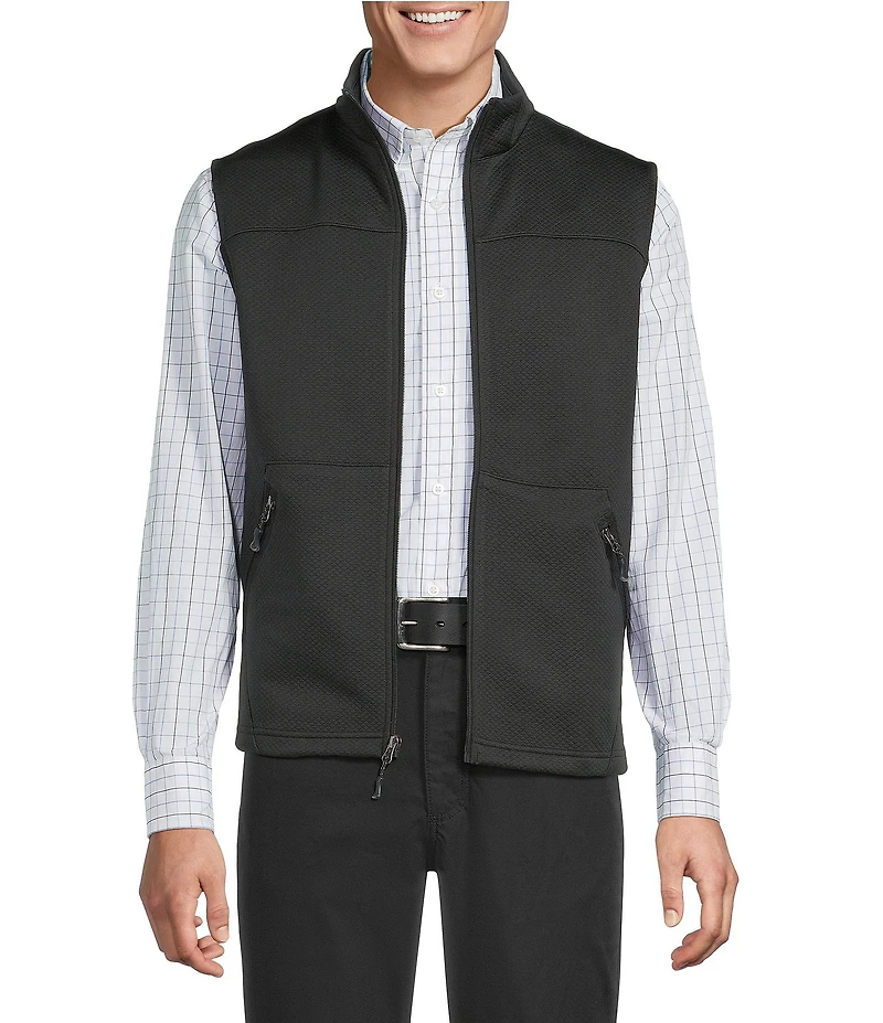 Cremieux Blue Label Textured Lightweight Knit Vest