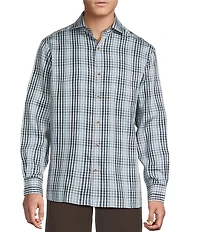 Cremieux Blue Label The South Fork Collection Check Long Sleeve Woven Shirt