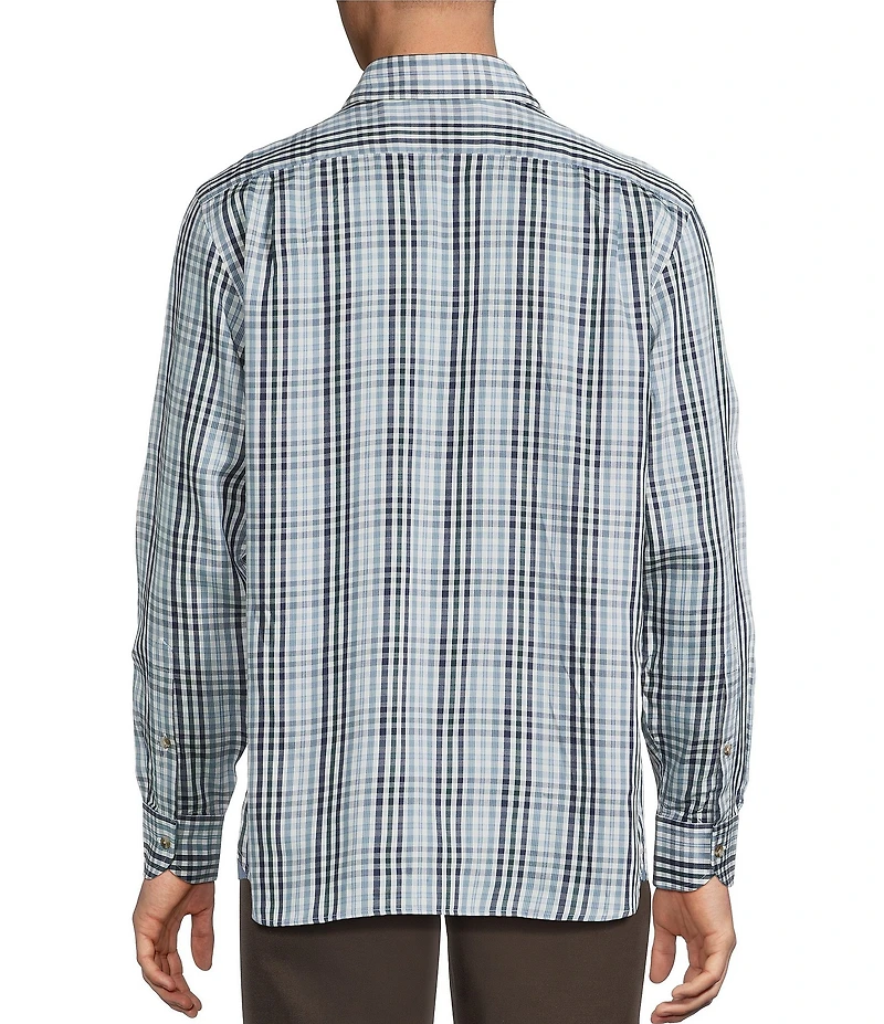 Cremieux Blue Label The South Fork Collection Check Long Sleeve Woven Shirt