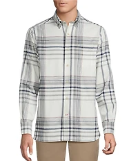 Cremieux Blue Label The South Fork Collection Large Plaid Long Sleeve Woven Shirt