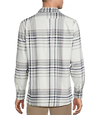 Cremieux Blue Label The South Fork Collection Large Plaid Long Sleeve Woven Shirt