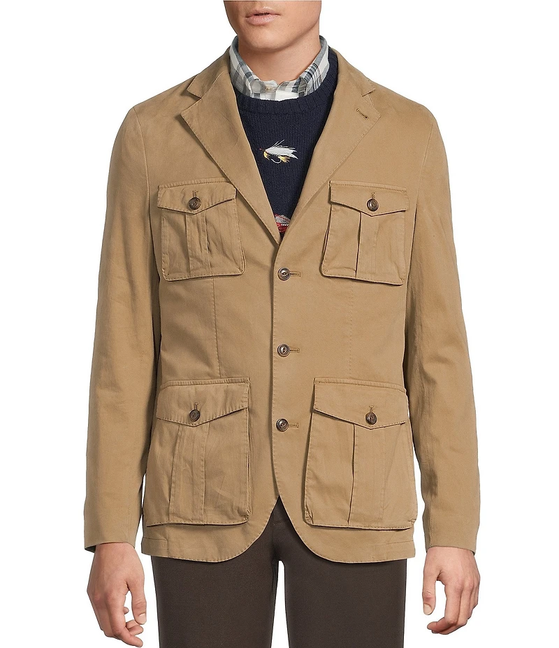 Cremieux Blue Label The South Fork Collection Military Jacket