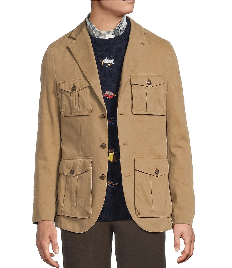 Cremieux Blue Label The South Fork Collection Military Jacket