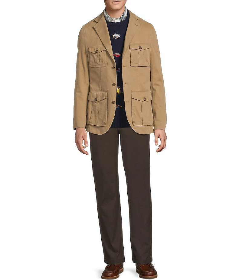 Cremieux Blue Label The South Fork Collection Military Jacket