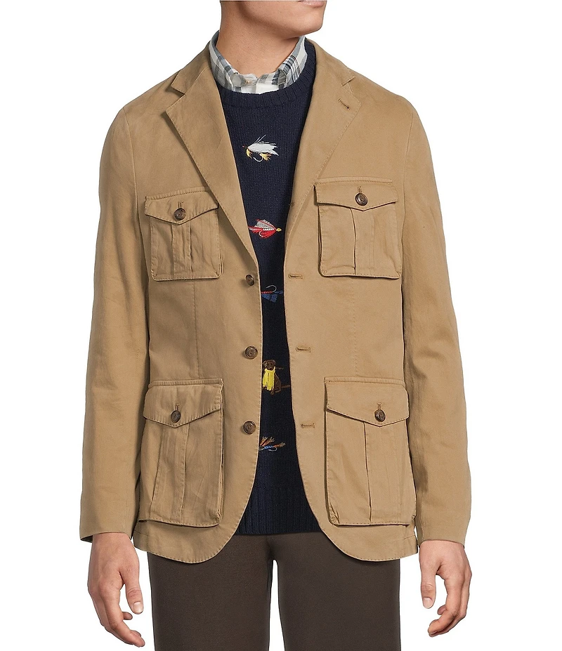 Cremieux Blue Label The South Fork Collection Military Jacket