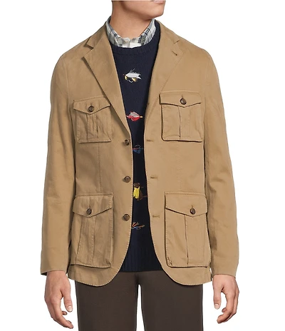 Cremieux Blue Label The South Fork Collection Military Jacket