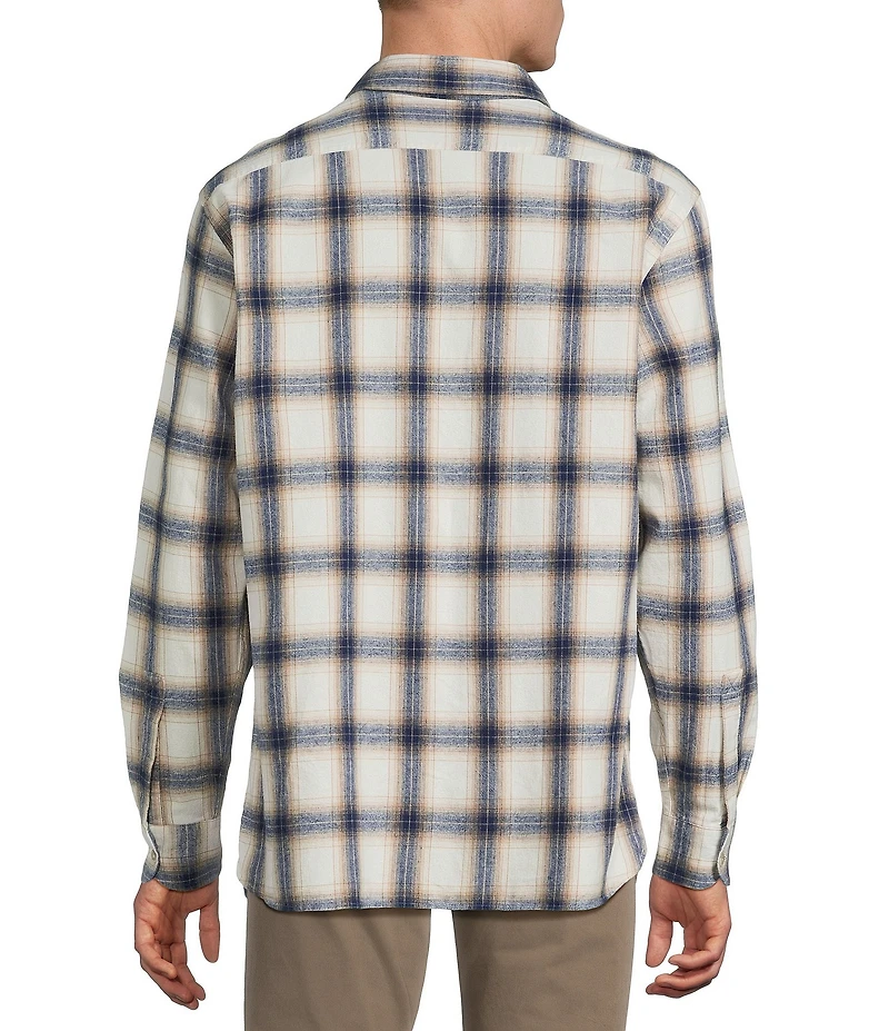 Cremieux Blue Label The South Fork Collection Plaid Long Sleeve Woven Shirt
