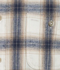 Cremieux Blue Label The South Fork Collection Plaid Long Sleeve Woven Shirt
