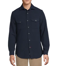 Cremieux Blue Label The South Fork Collection Solid Long Sleeve Woven Work Shirt