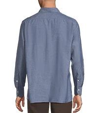 Cremieux Blue Label The South Fork Collection Solid Long Sleeve Woven Shirt