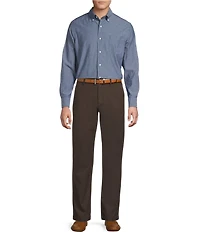 Cremieux Blue Label The South Fork Collection Solid Long Sleeve Woven Shirt