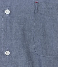 Cremieux Blue Label The South Fork Collection Solid Long Sleeve Woven Shirt