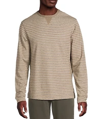 Cremieux Blue Label The South Fork Collection Striped Long Sleeve T-Shirt