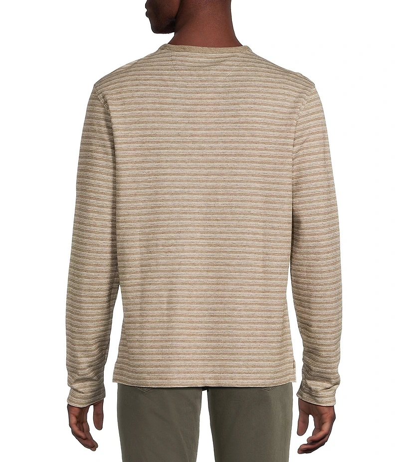 Cremieux Blue Label The South Fork Collection Striped Long Sleeve T-Shirt