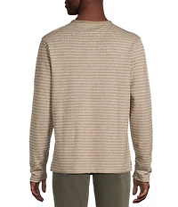 Cremieux Blue Label The South Fork Collection Striped Long Sleeve T-Shirt
