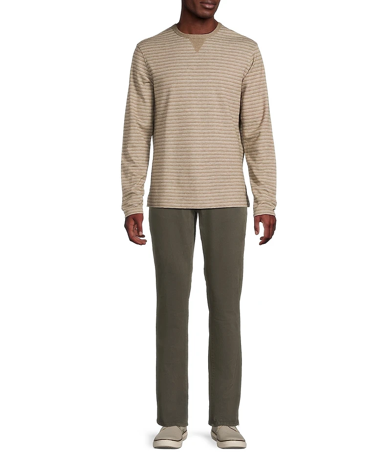 Cremieux Blue Label The South Fork Collection Striped Long Sleeve T-Shirt