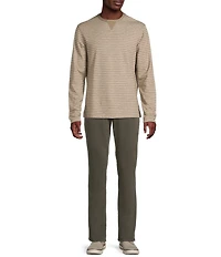 Cremieux Blue Label The South Fork Collection Striped Long Sleeve T-Shirt