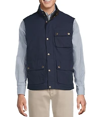 Cremieux Blue Label The South Fork Collection Waxed Cotton Vest
