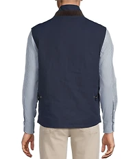Cremieux Blue Label The South Fork Collection Waxed Cotton Vest