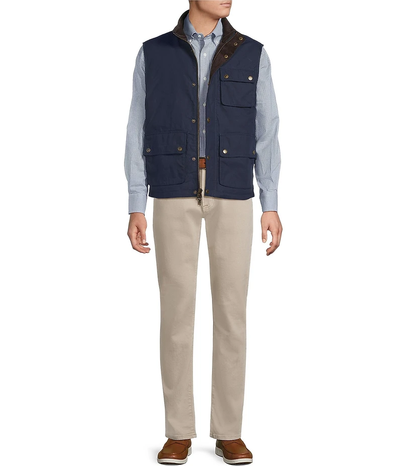 Cremieux Blue Label The South Fork Collection Waxed Cotton Vest