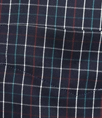 Cremieux Blue Label Thin Line Check Twill Long Sleeve Woven Shirt