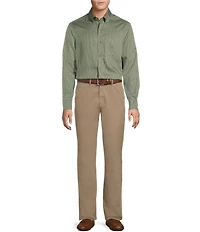 Cremieux Blue Label Thin Line Check Twill Long Sleeve Woven Shirt