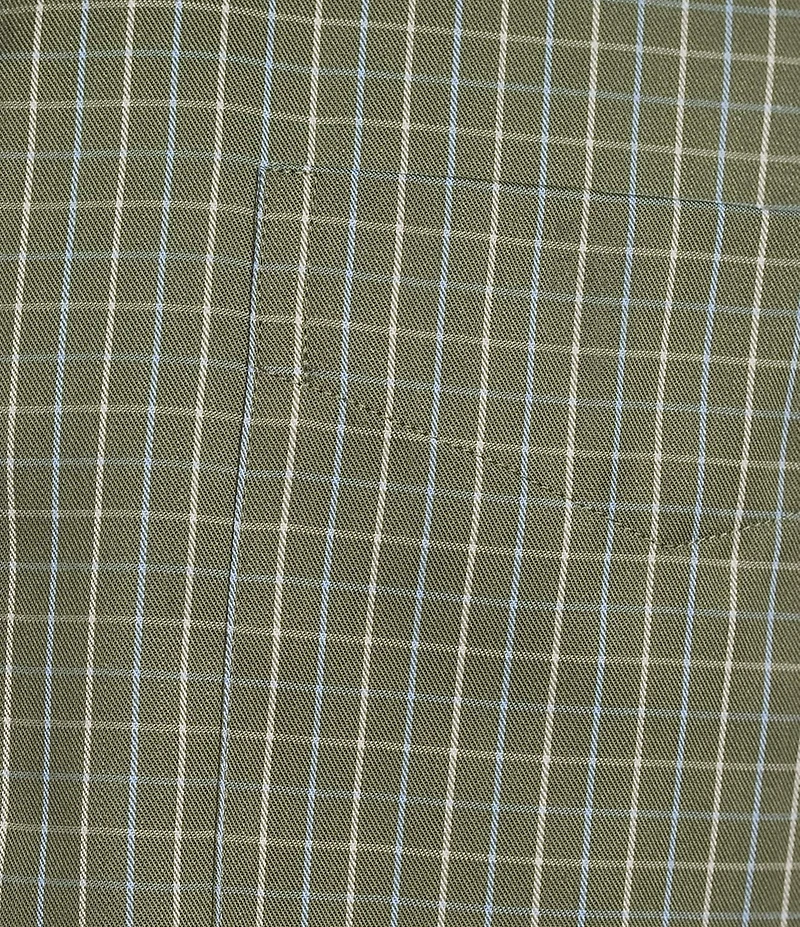 Cremieux Blue Label Thin Line Check Twill Long Sleeve Woven Shirt