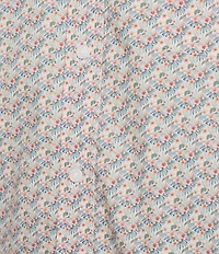 Cremieux Blue Label Tropical Floral Print Short Sleeve Woven Shirt