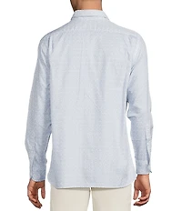 Cremieux Blue Label Twill Floral Print Long Sleeve Woven Shirt