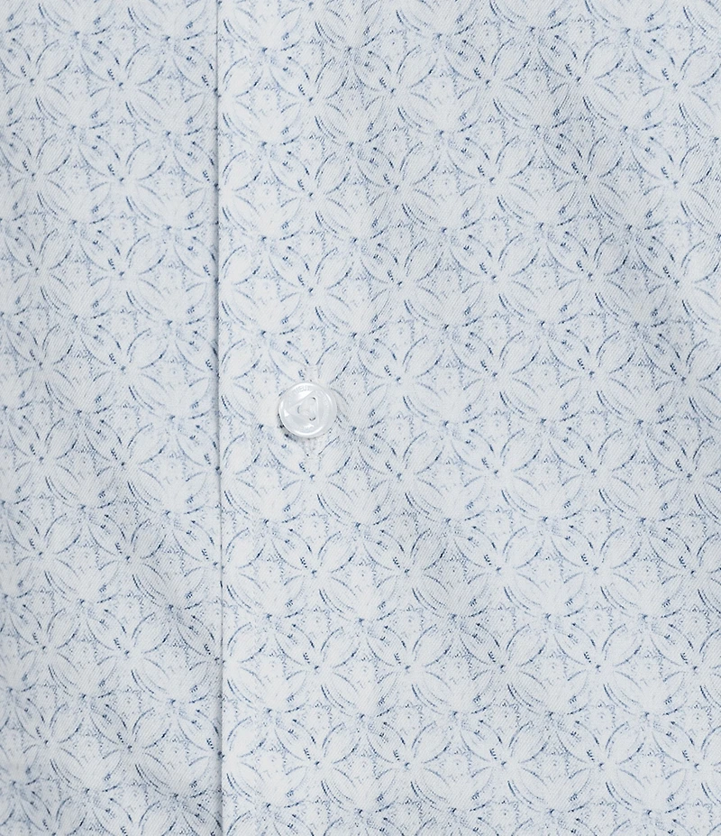 Cremieux Blue Label Twill Floral Print Long Sleeve Woven Shirt