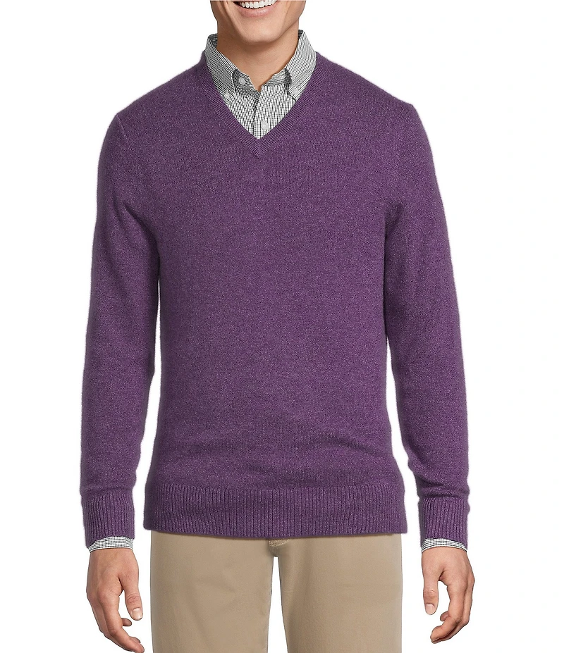 Cremieux Blue Label V-Neck Cashmere Sweater