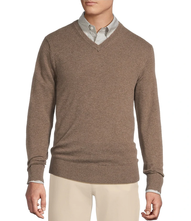 Cremieux Blue Label V-Neck Cashmere Sweater