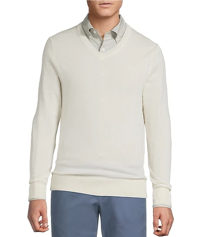 Cremieux Blue Label V-Neck Cashmere Sweater
