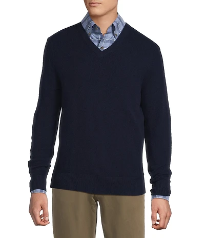 Cremieux Blue Label V-Neck Cashmere Sweater