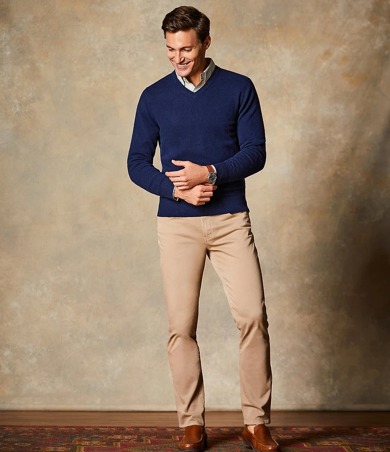 Cremieux Blue Label V-Neck Cashmere Sweater