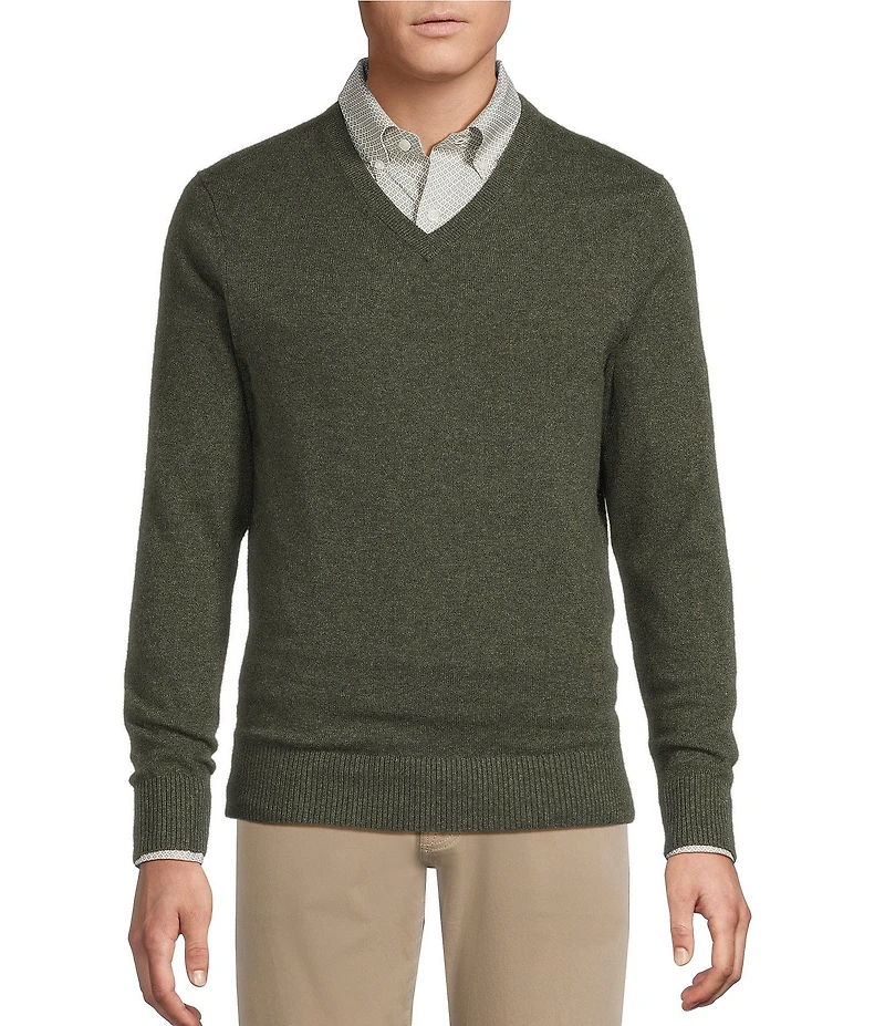 Cremieux Blue Label V-Neck Cashmere Sweater