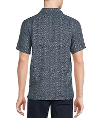 Cremieux Blue Label Vine Floral Print Short Sleeve Woven Camp Shirt