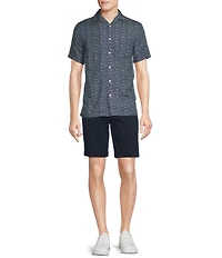 Cremieux Blue Label Vine Floral Print Short Sleeve Woven Camp Shirt