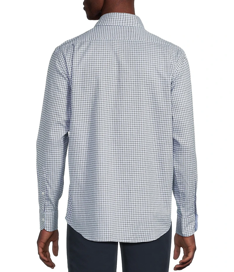 Cremieux Blue Label Washed Oxford Check Long Sleeve Woven Shirt