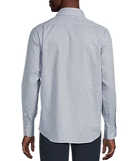 Cremieux Blue Label Washed Oxford Check Long Sleeve Woven Shirt