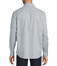 Cremieux Blue Label Washed Oxford Check Long Sleeve Woven Shirt