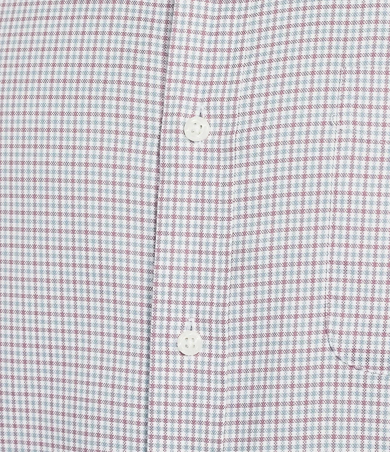 Cremieux Blue Label Washed Oxford Check Long Sleeve Woven Shirt