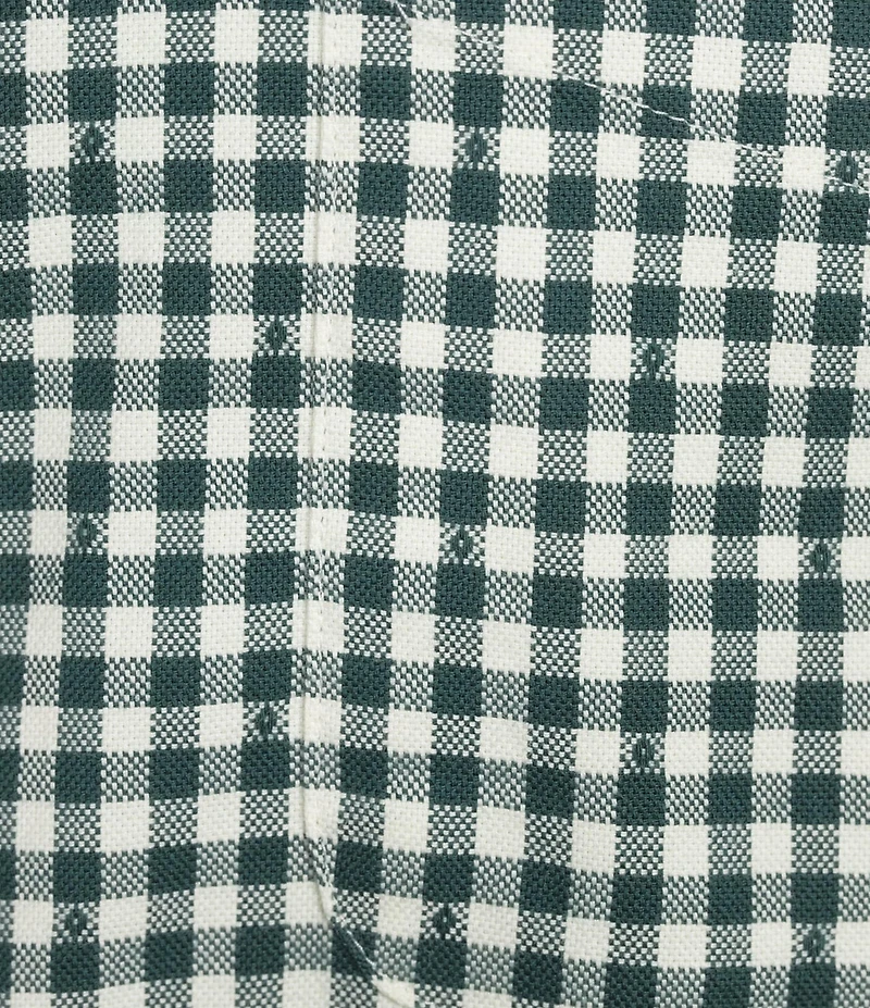 Cremieux Blue Label Washed Oxford Check Long Sleeve Woven Shirt