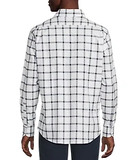 Cremieux Blue Label Washed Oxford Large Check Long Sleeve Woven Shirt