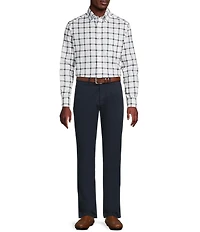 Cremieux Blue Label Washed Oxford Large Check Long Sleeve Woven Shirt