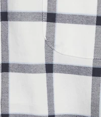 Cremieux Blue Label Washed Oxford Large Check Long Sleeve Woven Shirt